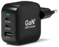 Ngarkues muri Port Designs GaN2, 65W, 2x USB C 1x USB A, i zi