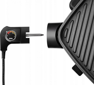 Grill Elektrik Unold 58580, 35x40 cm, i argjendtë 