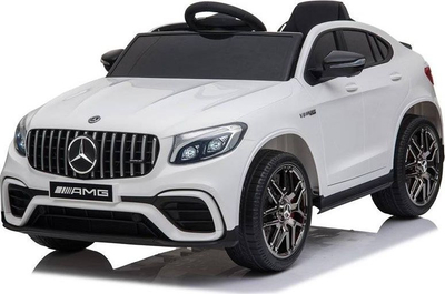 Makinë me bateri Mercedes GLC 63S QLS 5688, 4x4, për kalamaj, e bardhë