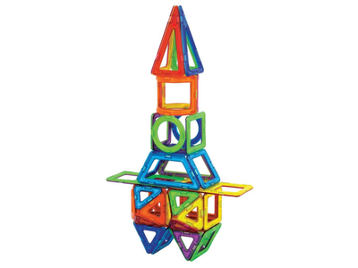 Lodër ndërtimi me magnet Magformers Basic Set 42, 42 copë, shumëngjyrëshe