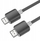 Kabllo HDMI Hoco US08 HDTV 2.0, 1m, 4K 60Hz, e zezë