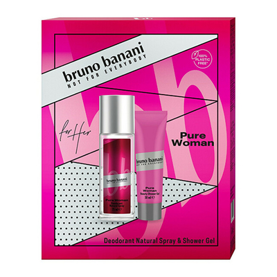 Set Bruno Banani Pure Woman - deodorant 75 ml + xhel dushi 50 ml