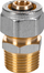 Përshtatës i drejtë kompresues Comap TurboSKIN, 16x2, 3/4", metalik