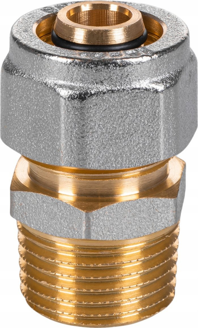 Përshtatës i drejtë kompresues Comap TurboSKIN, 16x2, 3/4", metalik