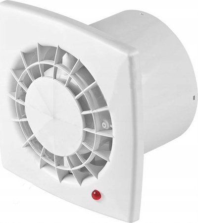 Ventilator për banjo WGB 100, diametër 100 mm, me sensor lagështie edhe timer, i bardhë