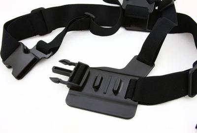 Set aksesorësh XREC për GoPro Hero 12, harness për gjoks, rrip për kokë, i zi