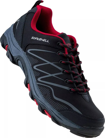 Këpucë hiking Martes Ronn Low, Softshell, taban EVA TPR Rubber, gri