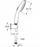 Set dushi Grohe Tempesta 110, 2 lloje spërkatjesh, 13.5 l/min, krom