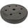 Pllakë peshe Victoria Sport Concrete Weight 10kg EB Fit FI30, diametër 30mm, e zezë