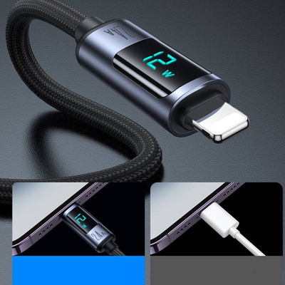 Kabllo karikimi Joyroom S-AL012A16, USB A në Lightning, 1.2 m, e zezë