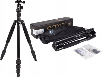 Tripod fotografik SIRUI Traveler 7A, alumin, kokë sferike