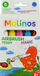 Set stilolapsa airbrush Malinos Magic Teddy, 5 ngjyra, me stencil, për fëmijë 5+