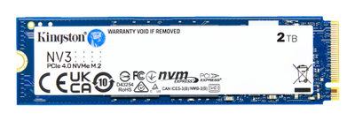 Disk SSD Kingston NV3 - 2TB - M.2 PCIe 4.0 x4 (NVMe), i brendshëm