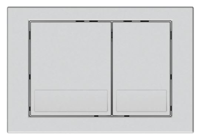 Buton shkarkimi Blue Rafa M06, për kornizë të fshehtë WC, ngjyrë satin silver