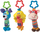 Set lodrash varëse për karrocë Playgro Tinkle Trio Sensory, 3 copë, shumëngjyrëshe