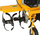 Motokultivator Geko VX2342, benzinë 4‑godësh 5HP, gjerësi pune 56cm, i verdhë