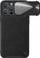 Mbulesë telefoni Nillkin CamShield Leather për iPhone 14 Pro, me kapak kamere, e zezë