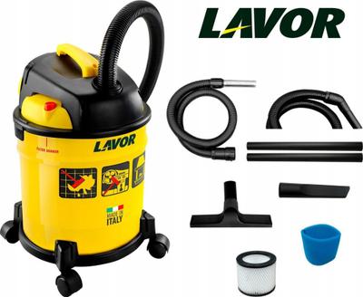 Aspirator punëtorie Lavor Workshop Vacuum Cleaner WX 4IN1, 20L, funksion tharje dhe lëngje, gri