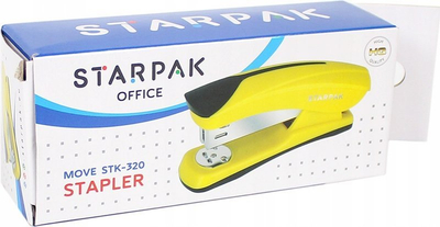 Kapsesuese letre STARPAK 519784, 20 fletë, kapëse 24/6 dhe 26/6, e verdhë