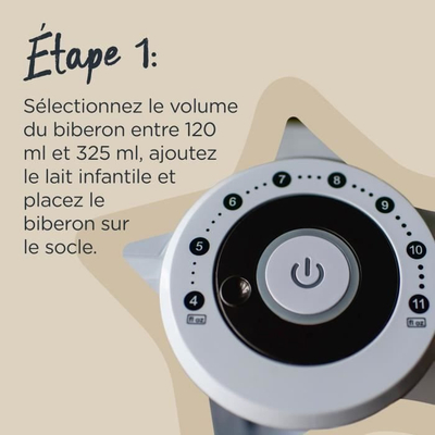 Pajisje për formulë Tommee Tippee Perfect Prep me funksion Hot Shot, e bardhë