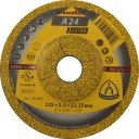 Disk prerës metali Klingspor A24 Extra, 230x3.0x22 mm, me qendër të ulur, i verdhë