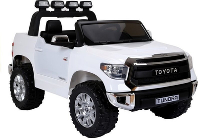 Makina elektrike për kalamaj Toyota Tundra, 12V, me pult 2.4G, e bardhë