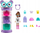 Set kukullë Mattel Polly Pocket Fashion Closet, me dollap rrotullues, dizajn panda, shumëngjyrësh