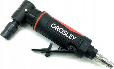 Gërryes këndor me ajër Grosley 6mm, 20000 RPM, i zi me të kuqe