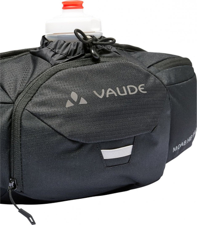 Çantë beli Vaude Moab Hip Pack 4, 4L, për biçikletë, e zezë