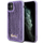 Këllëf telefoni Guess Sequin Script Metal për iPhone 11, TPU, me shkëlqim, lejla