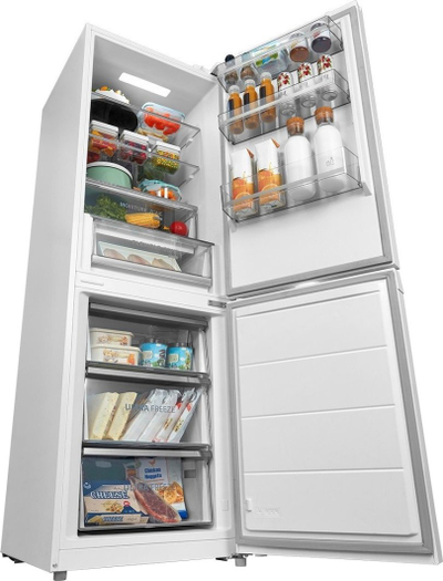 Frigorifer me ngrirës Grundig GKNE 388E30, 338L, No Frost, i bardhë