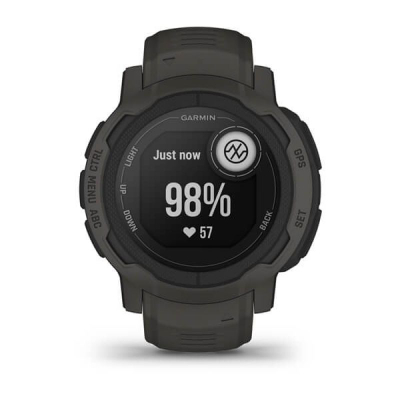 Ore inteligjente Garmin Instinct 2, GPS, 45mm, grafit