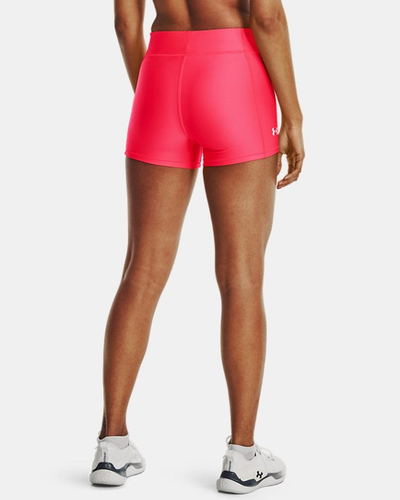 Shorta kompresive për femra Under Armour Armour Mid Rise Shorty, HeatGear, bel i mesëm, rozë