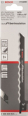 Teh sharre reciproke Bosch S713 AW 2608635521, 150mm, set me 2 copë, i zi