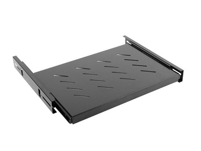 Raft tërheqës Lanberg AK-1006-B, për kabinet 19", 600mm, i zi