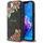 Футрола за телефон Guess 4G Flowers Print, MagSafe, за iPhone 16E 6.1", црна