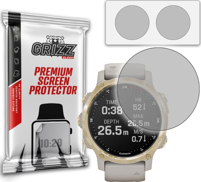 Foli mbrojtëse GrizzGlass Garmin Descent Mk2s, matte, 2 copë, transparente
