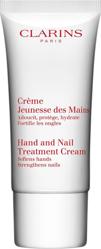 Krem duarsh Clarins Hand and Nail Treatment, 30 ml, hidratues, tub i bardhë