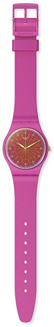 Orë dore për femra SWATCH, rozë