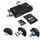 Lexues kartash Vakoss TC-R425X, USB MicroUSB USB-C, 6 me 1, gri