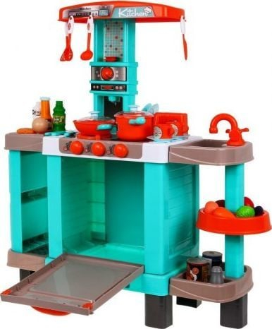 Lodër kuzhinë Xiong Cheng Kids Cook Little Chef, 32 aksesorë, me drita dhe zë, turke