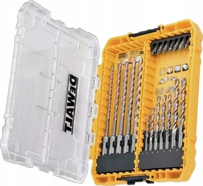 Set stërvitjesh Dewalt DT70754 SDS+, 19 pjesë, për muraturë dhe kaçavida, i verdhë
