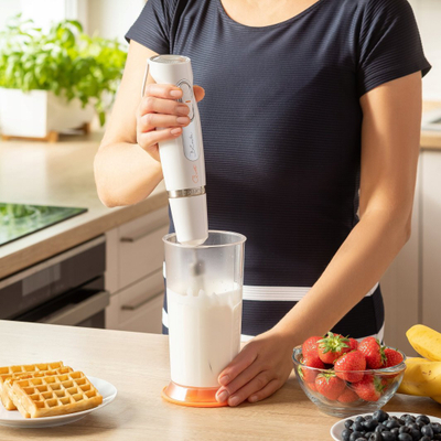 Blender dore Sencor SHB 4378WH, 600W, plastikë, i bardhë