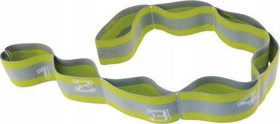 Rrip elastik Master Elastic Strap, 80 x 4 cm, për yoga dhe shtrirje, jeshil