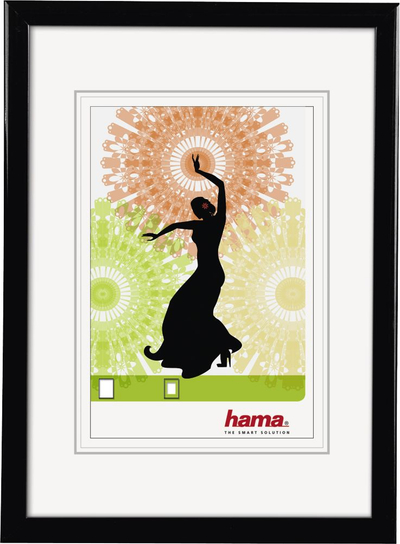 Kornizë plastike Hama, 21 x 29.7 cm, e zezë