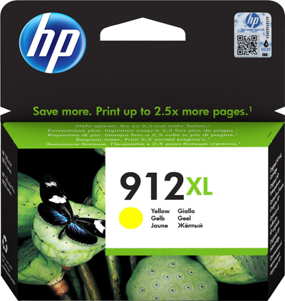 Kartutxh boje HP 3YL83AE 912XL, origjinal, kapacitet i lartë, e verdhë