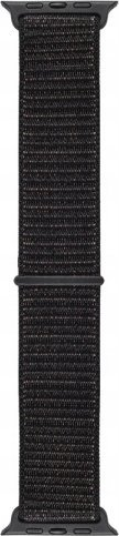 Rrip ore i zgjuar RhinoTech Magic Tape për Apple Watch 38/40/41mm, stof, i zi