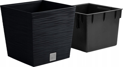 Vazo zbukuruese Conforama FURU Collection, 14L, me depo uji, antracit