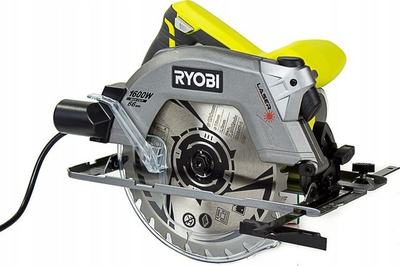 Sharrë rrethore Ryobi RCS1600 K, 1600W, teh 190mm, jeshile