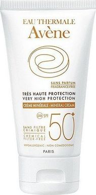 Krem fytyre Avène Crème Minérale, SPF 50+, 50ml, e bardhë